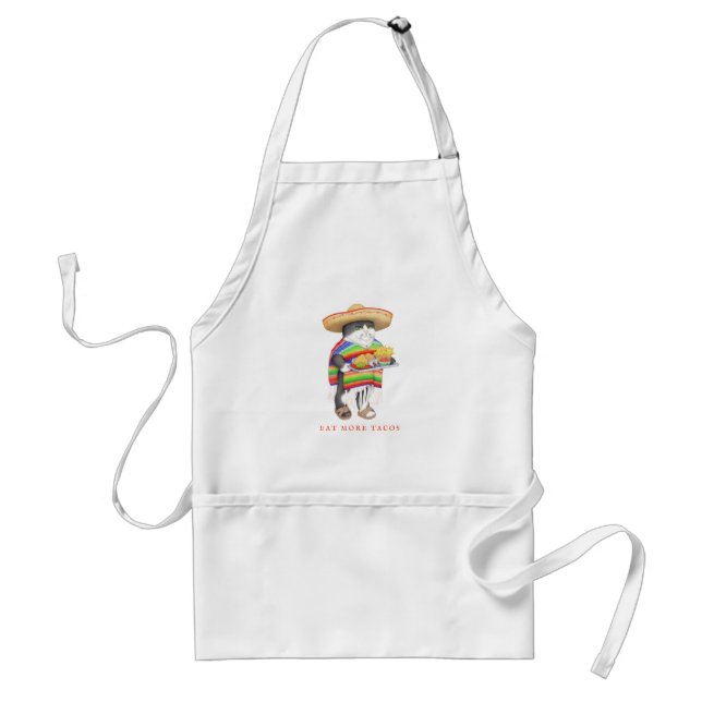 WENDELITO Eat More Tacos Standard Apron (Front)