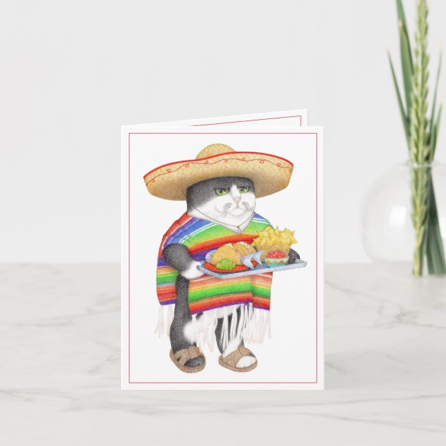 WENDELITO Muchas Gracias Note Card (Front)