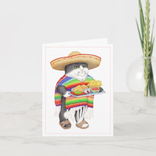 WENDELITO Spanish Christmas Note Card (Front)
