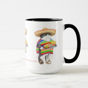 WENDELITO Tall Black Combo Mug