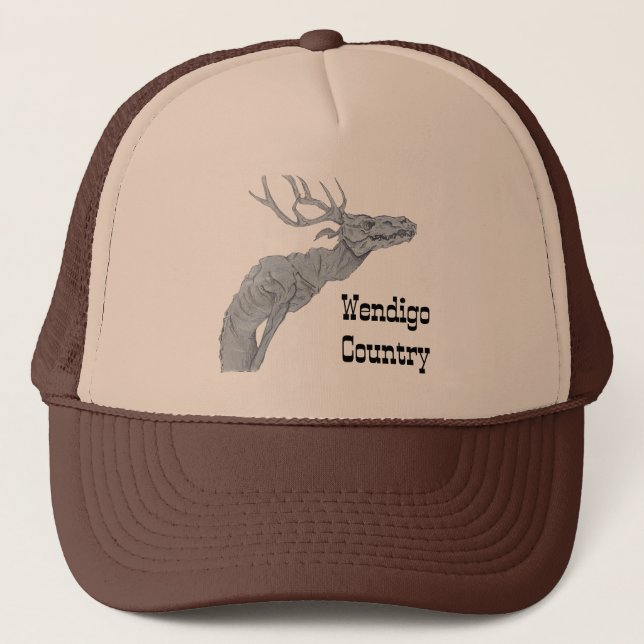 Wendigo country trucker hat (Front)