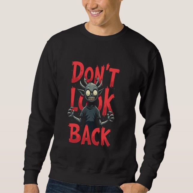 Wendigo Cryptid Creature Forest Demon Mythical Hor Sweatshirt (Front)