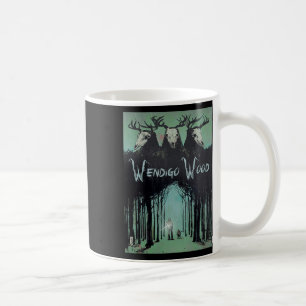 Wendigo Ghost Of The Forest Cryptid Wendigo Wood  Coffee Mug