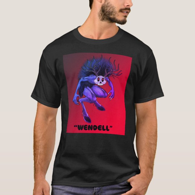 Wendigo “Wendell” Cryptid T-Shirt (Front)