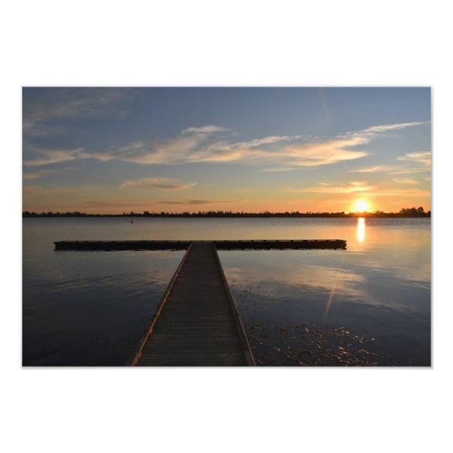 Wendouree Twilight Tranquility Photo Enlargement (Front)