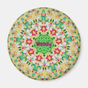 WENDY ~CANDY MAN Personalised Easter Pattern ~ Magnet