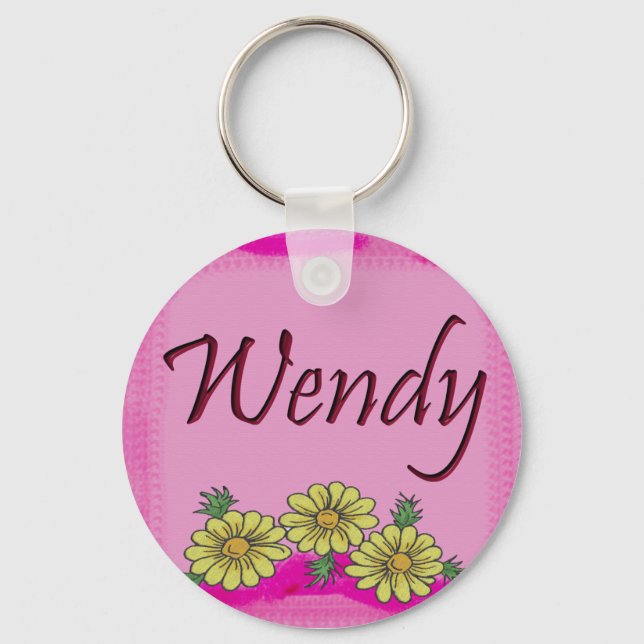 Wendy Daisy Keychain (Front)