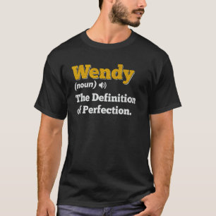 Wendy Gift Name Personalized Birthday Name Definit T-Shirt