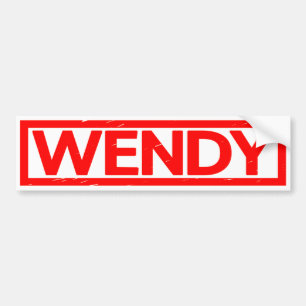 Wendy Stamp Bumper Sticker