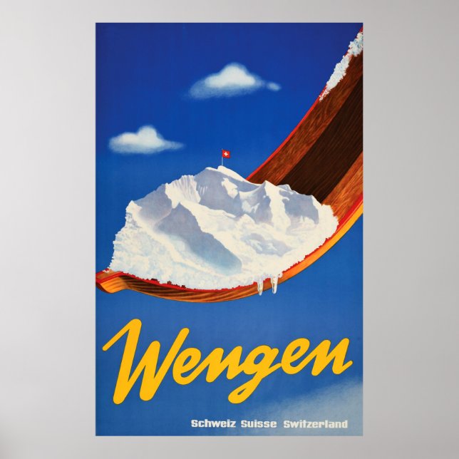 Wengen, Switzerland Poster (Front)