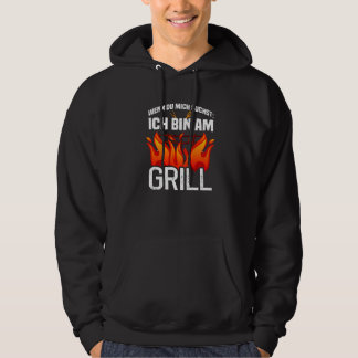 Wenn du mich sucht ich bin am Grill   Hoodie