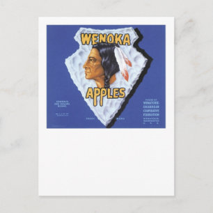 Wenoka Apples Postcard