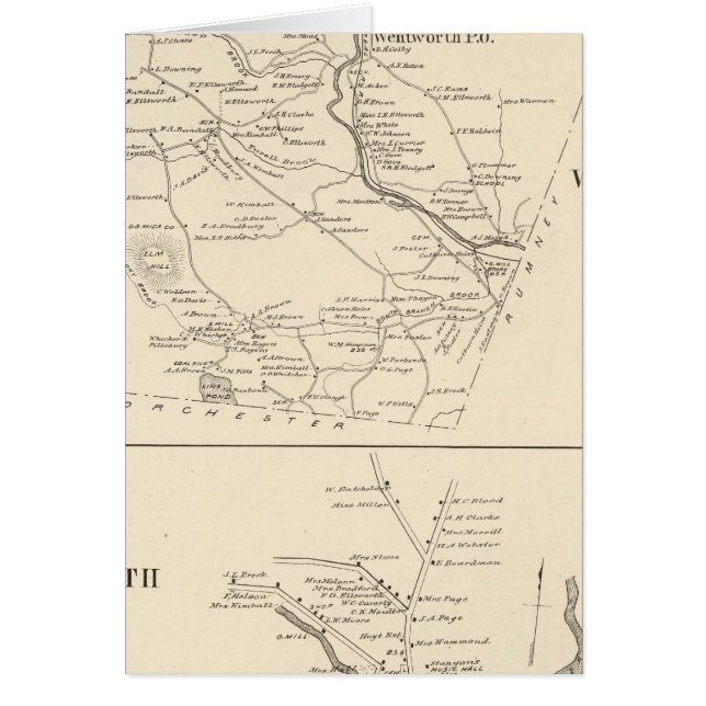 Wentworth, Grafton Co (Front)