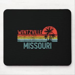 Wentzville Missouri Funny Usa City Trip Home Roots Mouse Mat