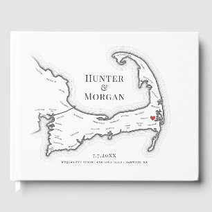 Wequassett Resort Cape Cod Wedding Guest Book