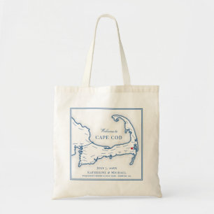 Wequassett Resort Harwich MA Wedding Welcome Tote Bag