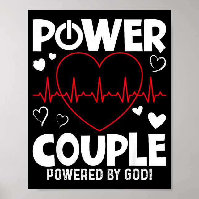 Wer Couple Christian Couples Matching Valentines D Poster (Front)