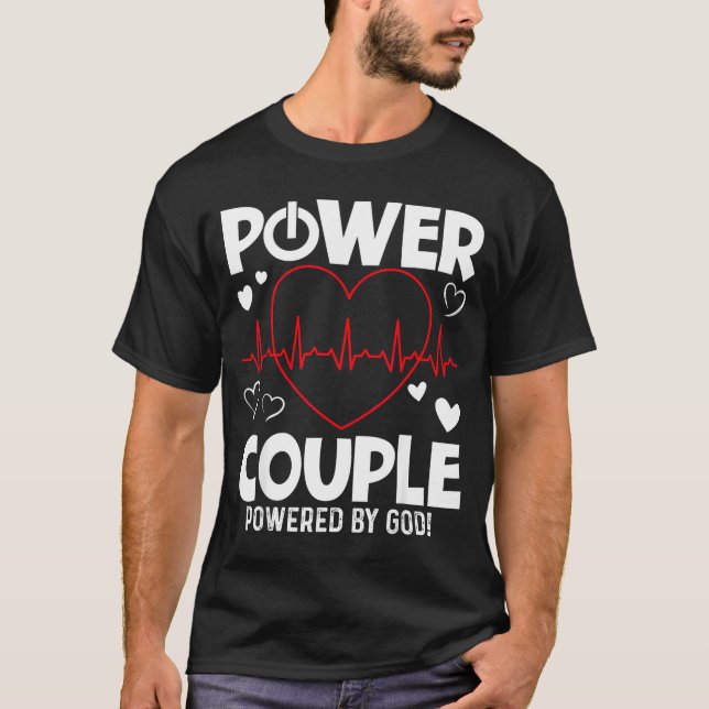Wer Couple Christian Couples Matching Valentines D T-Shirt (Front)