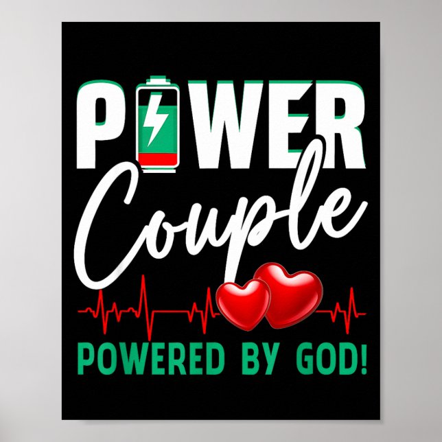 Wer Couple Wered-by God Christian Couples Valentin Poster (Front)