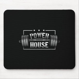 Wer House Gym Motivation Bold Statement Mouse Mat