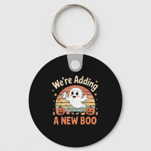 Were Adding A New Boo Ghost Halloween Pregnant Ann Key Ring