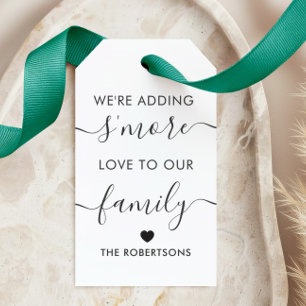 We're Adding S'more Love to Our Family Tags, Kraft Gift Tags