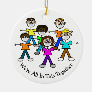 We're All In This Together Christmas Ornament