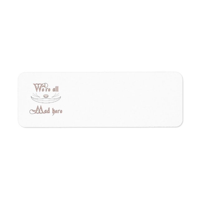 We're All Mad Here (Front)