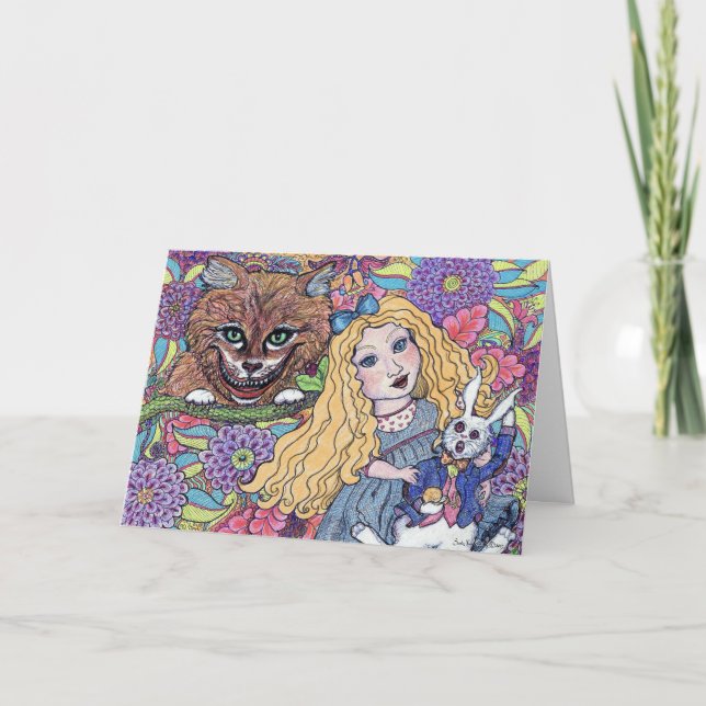 We're All Mad Here! 5x7 Greeting Card (Front)