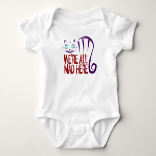 We're All Mad Here Baby Bodysuit