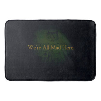 We're All Mad Here Bath Mat