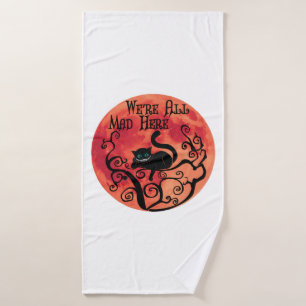 We're All Mad Here - Cheshire Cat Bath Towel