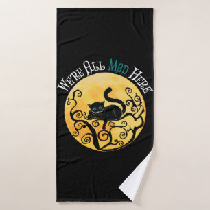 We're All Mad Here - Cheshire Cat Bath Towel