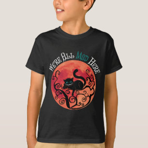 We're All Mad Here - Cheshire Cat Full Moon T-Shirt