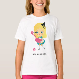 We're all mad here! Girl tshirt