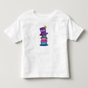 We're All Mad Here Mad Hatter Alice in Wonderland Toddler T-Shirt