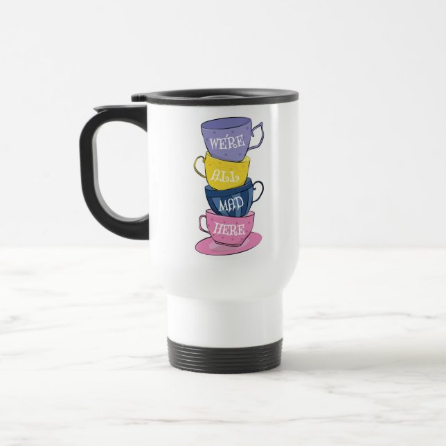 We're All Mad Here - Mad Tea Party Cups (Left)