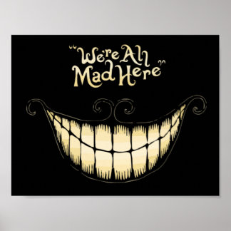 We're all mad here poster