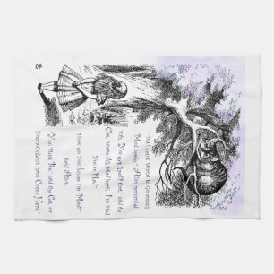 We're All Mad Here Tea Towel