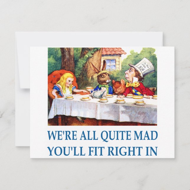 WE'RE ALL  QUITE MAD (Front)