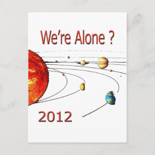 Were Alone Postcard