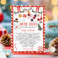 We're Back Elves Arrival Letter Hello Christmas 