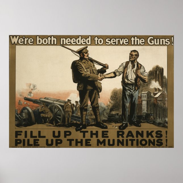 We're both needed to serve the Guns! Poster (Front)