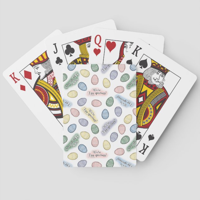 We're Egg-specting Playing Cards (Back)