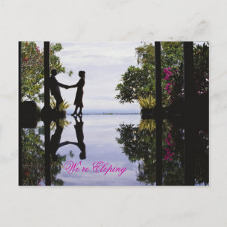 We're Eloping Announcement Postcard