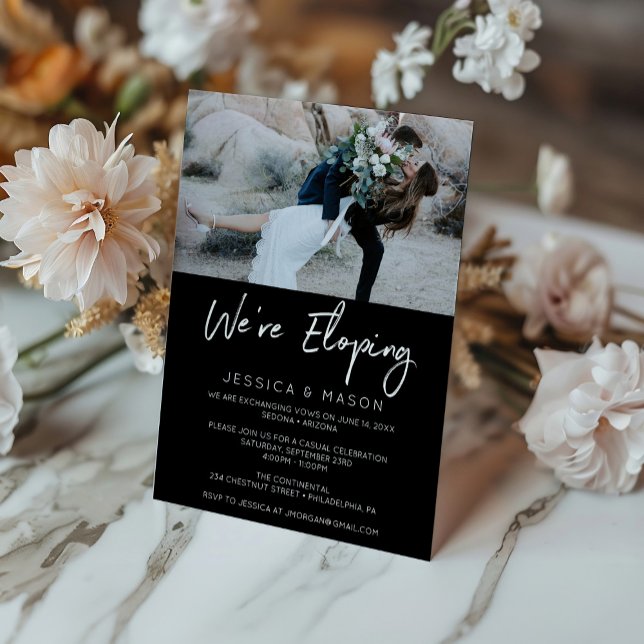 We're Eloping Handwritten Invite Announcement (Creator Uploaded)