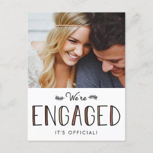 We're Engaged   Engagement Announcement