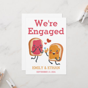 We're engaged engagement announcement cards