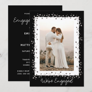 We're Engaged Personalised Photo Engagement Party Invitation