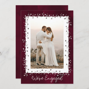 We're Engaged Personalised Photo Engagement Party Invitation